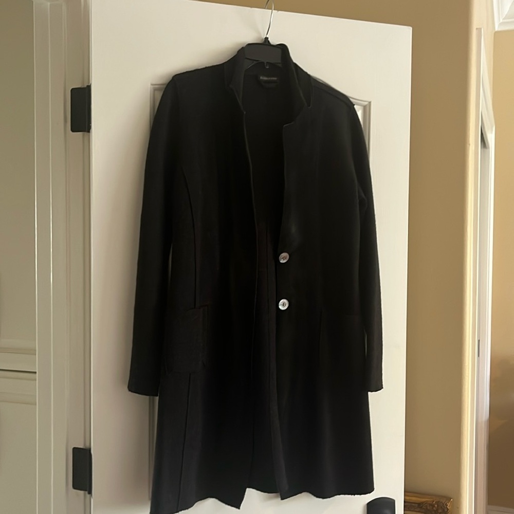 Eileen Fisher knit long blazer